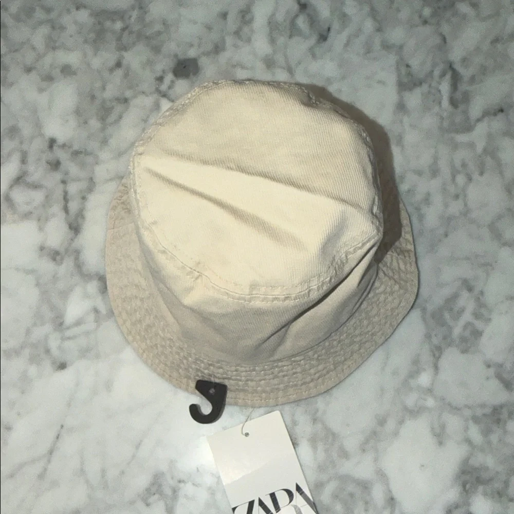 NWT Zara Tan Kids Bucket Hat 1-3Y